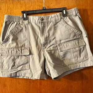 Red Head Brand Co Men's Grey Twill Beachcomber Cargo Shorts size 42